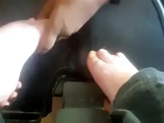 Cripple get his Crooked and Swollen Foot Massaged by a Friend