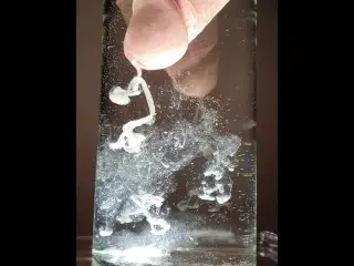 CUM LAVA LAMP! VERY Satisfying Loud Moaning Underwater Cumshot with Slow Motion!