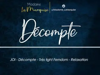 Décompte [french Audio Porn - JOI - Décompte - Très Light Femdom - Relaxation]