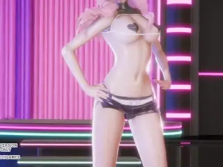 [MMD] KARA - CUPID Seraphine Sexy Kpop Dance 4K League of Legends KDA Korean Dance