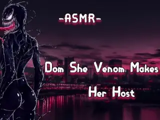 ASMR| [EroticRolePlay] Dom she Venom makes you her Host [Binaural/F4M]