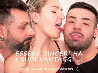 Giulia Confessa Di Voler Scopare Il Nostro Vicino e Io Le Faccio Una Sorpresa! DP SQUIRT FACE FUCK