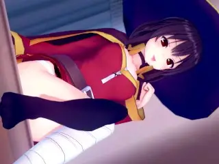 EROTIC TIME WITH MEGUMIN 😏 KONOSUBA HENTAI