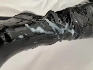 Cumshot Compilation - Slow-Mo and Close up Juicy Cum Loads all over my Latex and Leather