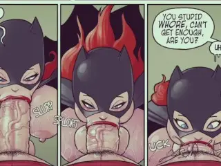 Batgirl Loves Robin - she wants it in her Ass || Big Dick Anal Cartoon Comic