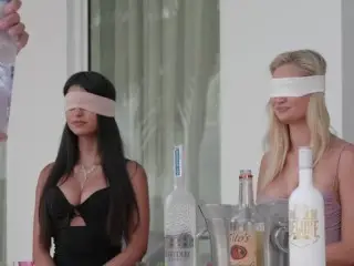 Porn Hub Rick Sykes doing his Vodka Tasting Contest with Legendary Model Lee Dahlberg,