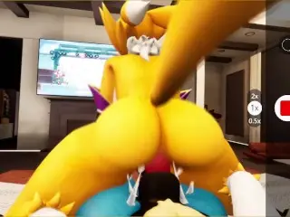 Lucario and Renamon Ship