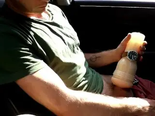 Fleshlight Fuck in the Car