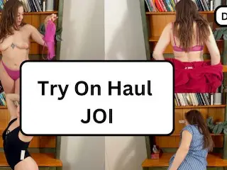 MILF Elle Eros tries on Slutty Summer Clothes for your - JOI July Day 4