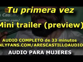 TRAILER - TU Primera Vez Conmigo - Preview - Audio Para MUJERES - Voz De Hombre - España ASMR