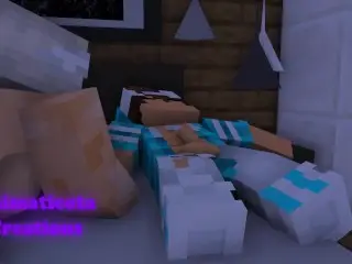 My Minecaft Girlfriend is Sucking my Morning Cock - Minecraft Sex Mod