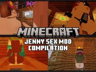 All Sex Scenes COMPILATION | Minecraft - Jenny Sex Mod Gameplay