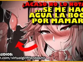 AMIGA TIERNA Se Vuelve PUTA Al MAMARTE [garganta/sexo Oral] ASMR RolePlay Hentai