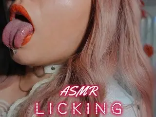 SENSUAL ASMR -💦 WET LICKING, BODY MASSAGE, EARS EATING, SPIT PAINTING