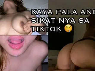 Pinay Teen Mag Li-live Lang Daw SA Tiktok Nauwi SA Kantutan (Loud Moaning and Cum Swallow)