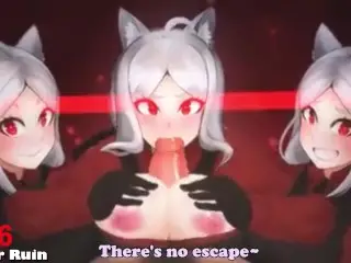 Hentai JOI Demon Girls make you Edge over and over (Edging Challenge, Cerberus, Helltaker)