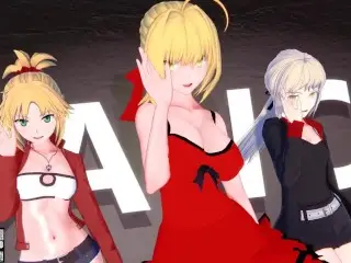 【KKS／MMD】【I'm Ill】 モードレッド ネロ・クラウディウス セイバーオルタ【Fate/Grand Order】