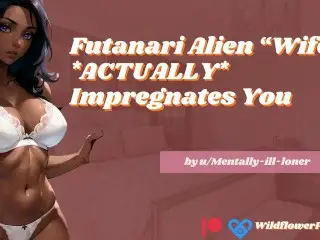 Futanari Alien Wife Breeds and Impregnates your Slutty Boyhole | FEMDOM | Erotic Audio Roleplay