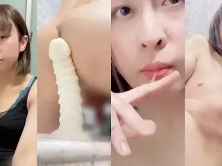 Squirting Anal Masturbation by a Japanese T-girl . comes with a Bonus Enema Spray.