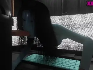 Sadako use Mouth BlowJob (no Sound)