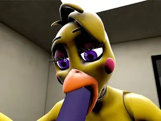 Sexy Chica from FNAF make you CUM