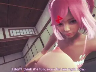 DDLC - Natsuki knows how to make you come