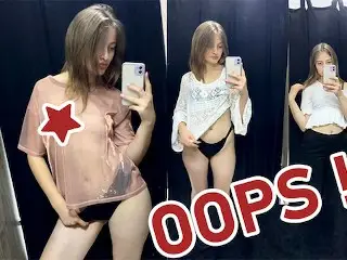 Sexy try on Haul Braless see through