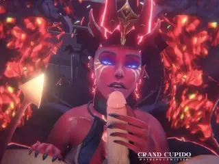 Succubus Queen of Pain Blowjob [grand Cupido]( Dota 2 )