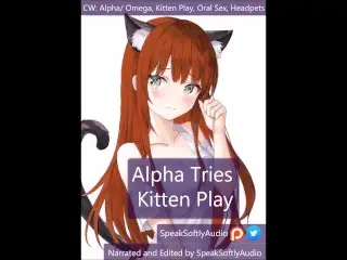 Futa Female Alpha tries Kitten Play F/A