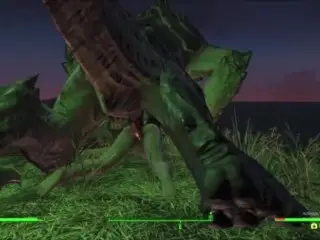 Deathclaw Stretching Squirting Vagina Dogstyle | Fallout 4 Mods Sex Animation