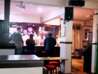 Public Adventures: British Teen Playing with Pussy in Crowded Manchester Bar