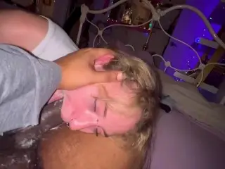 DARK BLACK ROSE FACE FUCKS BBC OBSESSED BLONDE IN TORONTO!