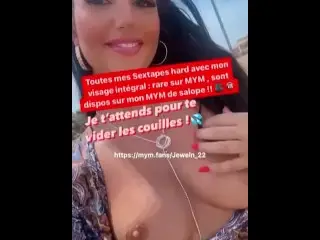 Jeweln_22-Salope Française Suce Des Bites D’inconnus et Te Vide Les Couilles Sur Son MYM