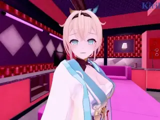 Kazama Iroha and I have Intense Sex in a Secret Room. - Hololive VTuber POV Hentai