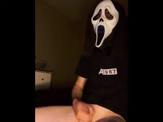 Ghostface Cums Hard Solo Masterbation (Moaning and Edging)