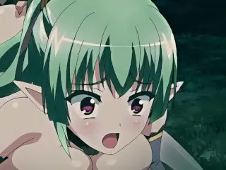 Horny Green Haired Bitch Likes to make a Paizuri with her Tits