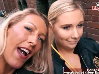 Real German Lesbian Date - they Meet for Sex