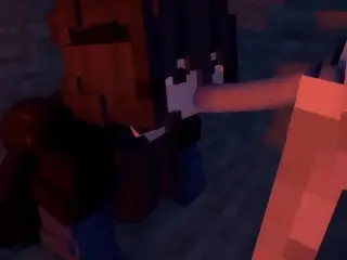 Minecraft Skeleton Recieve a Wonderfull BlowJob - Minecraft Jenny Porn