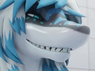 Huge Cock Futa Shark Fucks Furry Girl in the Shower Yiff Porn Animation