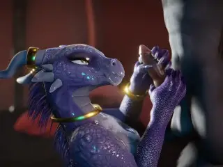 Dragon Princess Milks Good Boy Furry Wolf - Yiff Hentai Animation