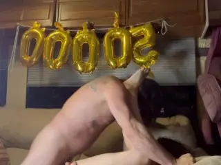 Micky Manson Fucks her Step Dad for 50k Followers and Gets Creampie