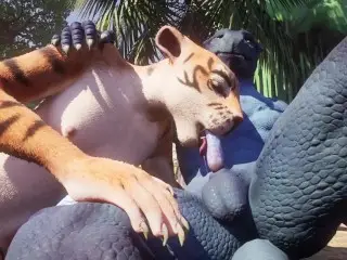 Huge Cock Lizard Creampies Cute Furry Tigress Ass & Pussy Yiff PoV Hentai