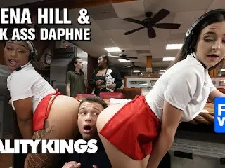 REALITY KINGS - Waitresses Thick Ass Daphne & Serena Hill Liven up their Shift with a Steamy 3some