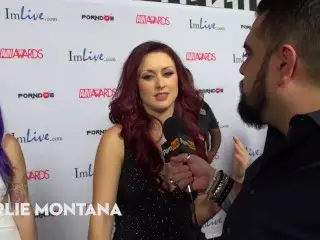 Weirdest thing you Masturbated To? 2015 AVN Red Carpet Interviews PornhubTV