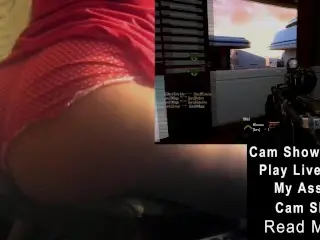 Girl with Fat Ass Play's Call of Duty