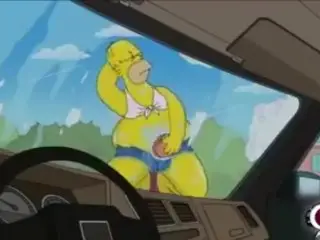 Family Guy and the Simpsons Naked Car Wash