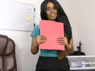 Slutty Indian Secretary Roleplay POV in Tamil