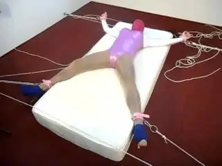 Self Bondage Spreadeagle