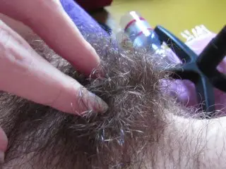 Extreme Hairy Bush in Close up