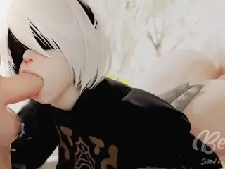 2b Yorha Threesome ANAL AND BLOWJOB 3D Animation with Sound